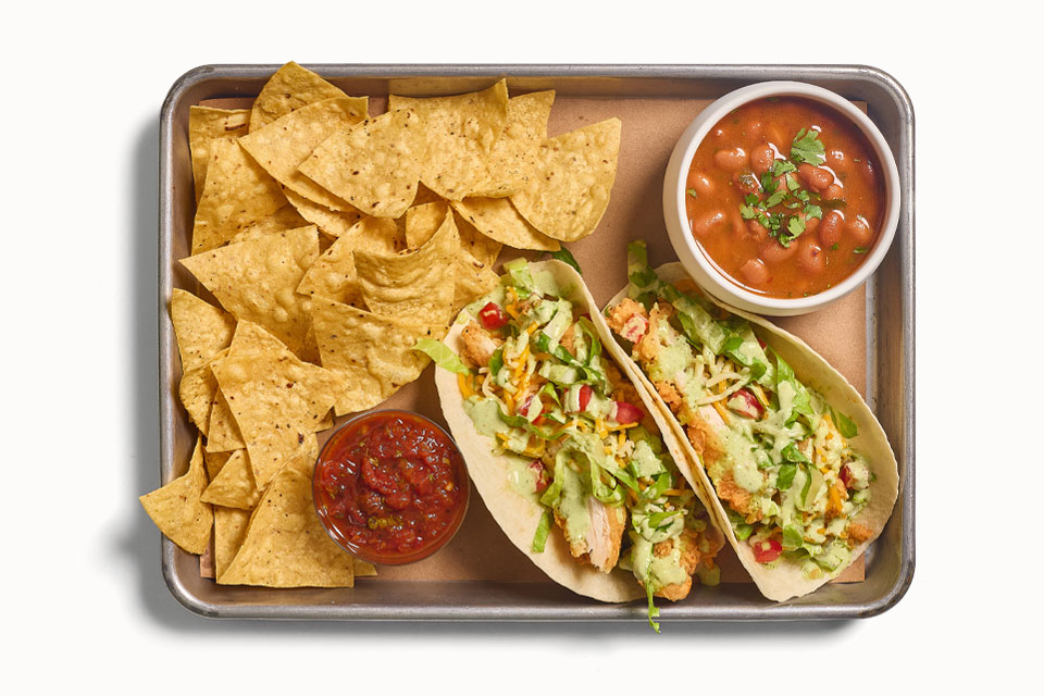 CRISPY <span>TENDERS TACOS</span>