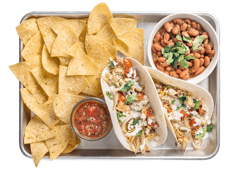 TEX MEX <span>CHICKEN TACOS</span>