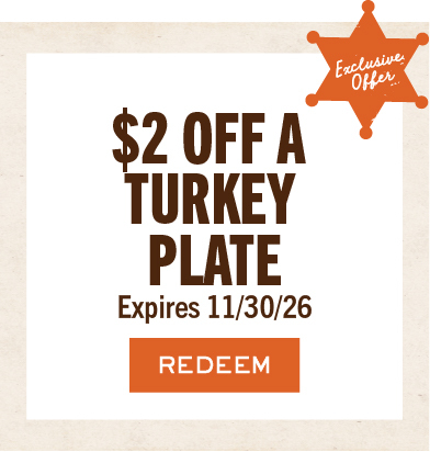 $2 Off a Half Chicken Plate
